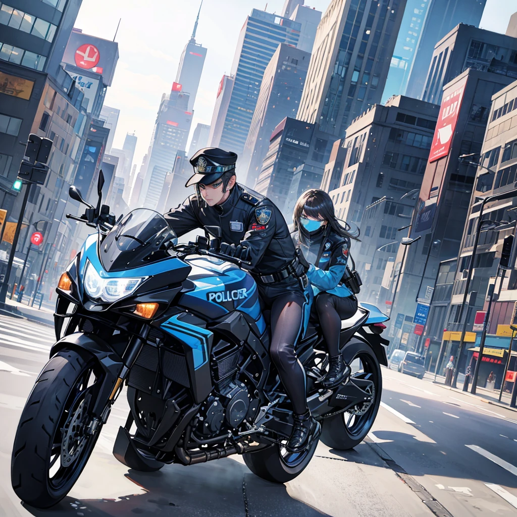 Master Rider, a cyborg who is a police officer.