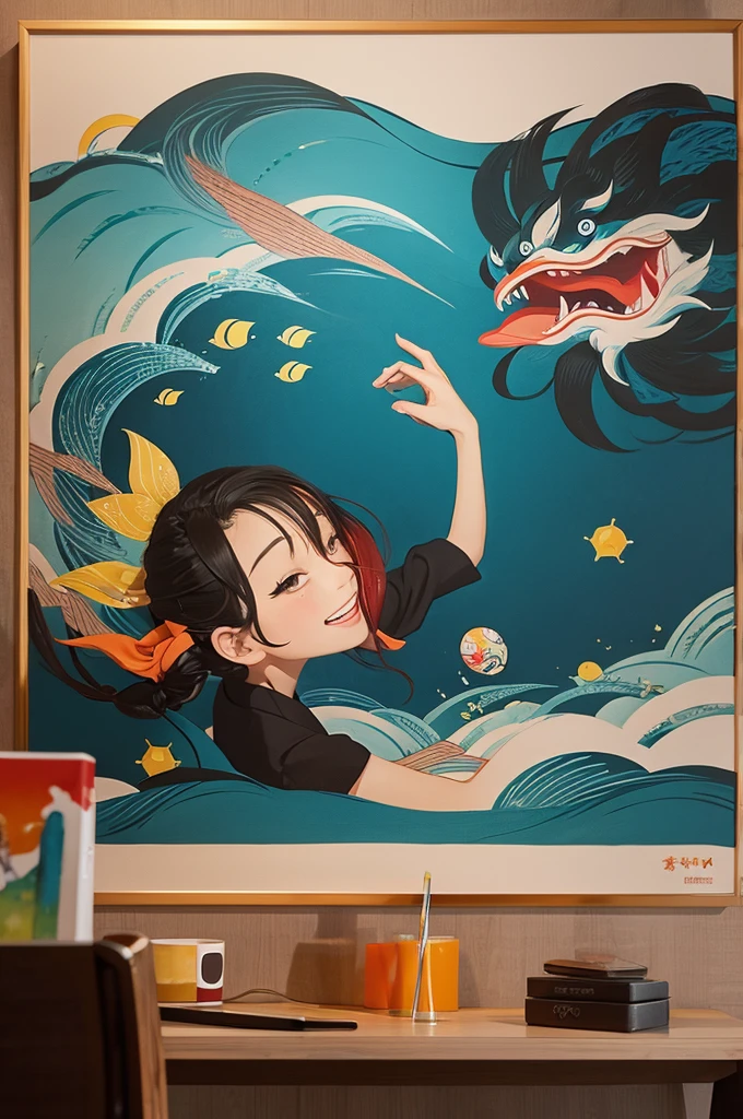 Yokai Painting Wall
