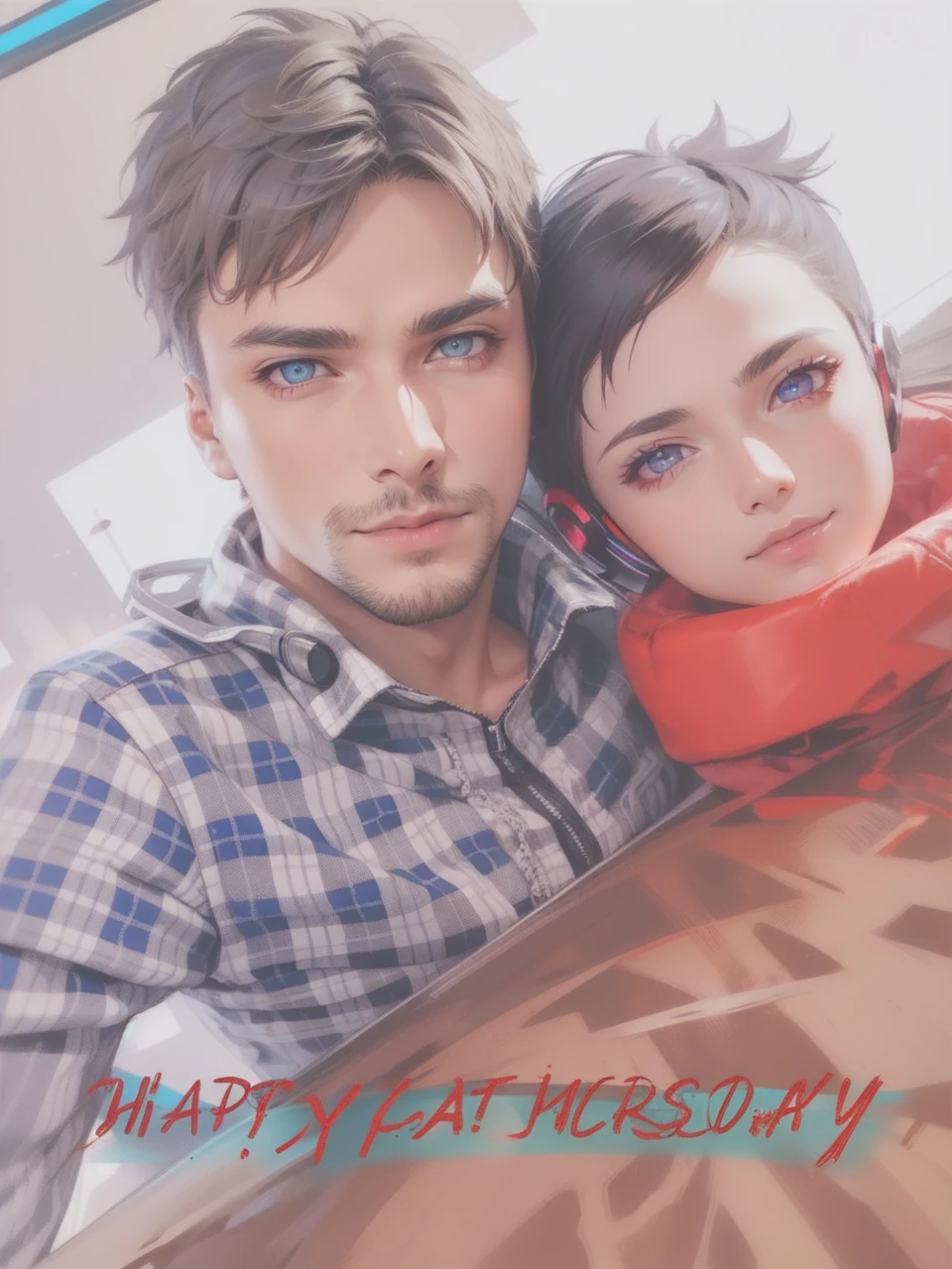 1boy, (extremely beautiful), solo, male focus, cyberpunk, neon lights, vibrant colors, headphones, Cyberpunk, neon, masterpiece, best quality, ultra-detailed, cyberpunk background, detail, in the starry night, moon, explosive and clear eyes, glowing eyes, beautiful details in the wind, little smile.