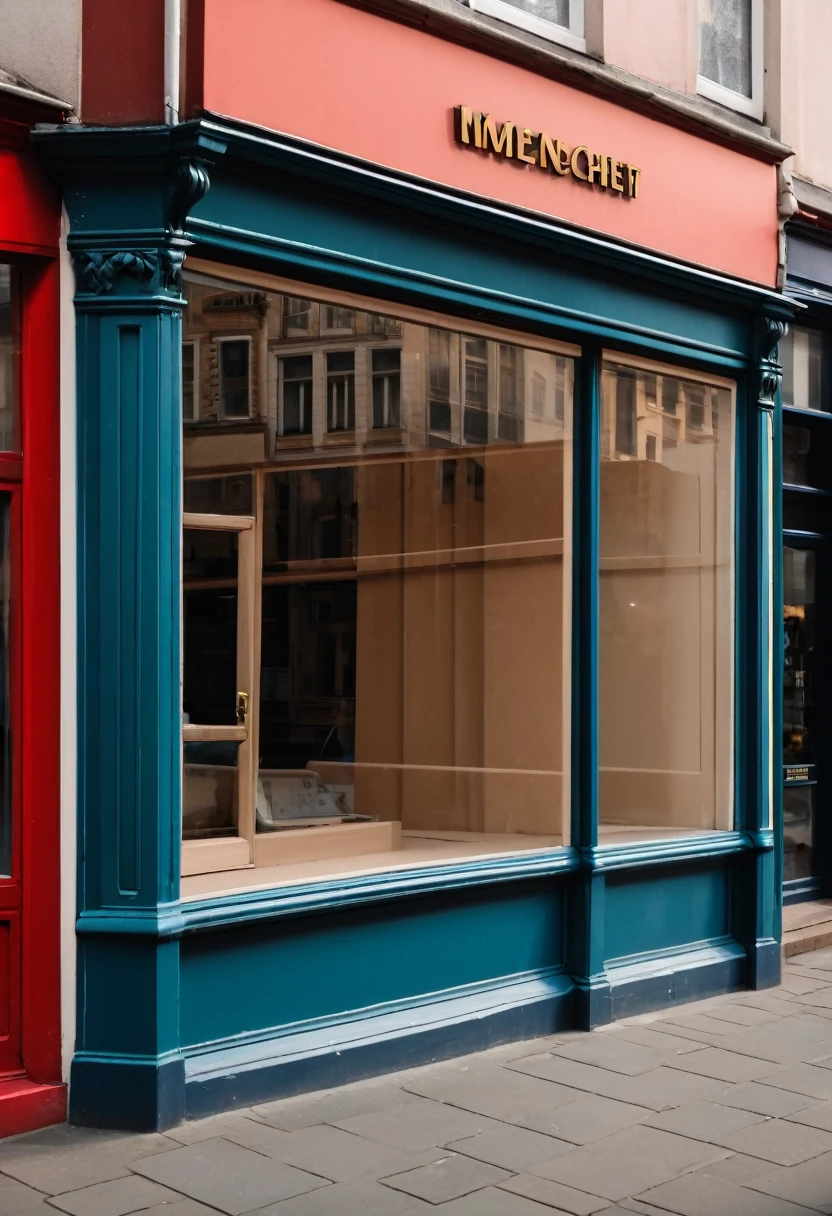 photo of an empty shop window