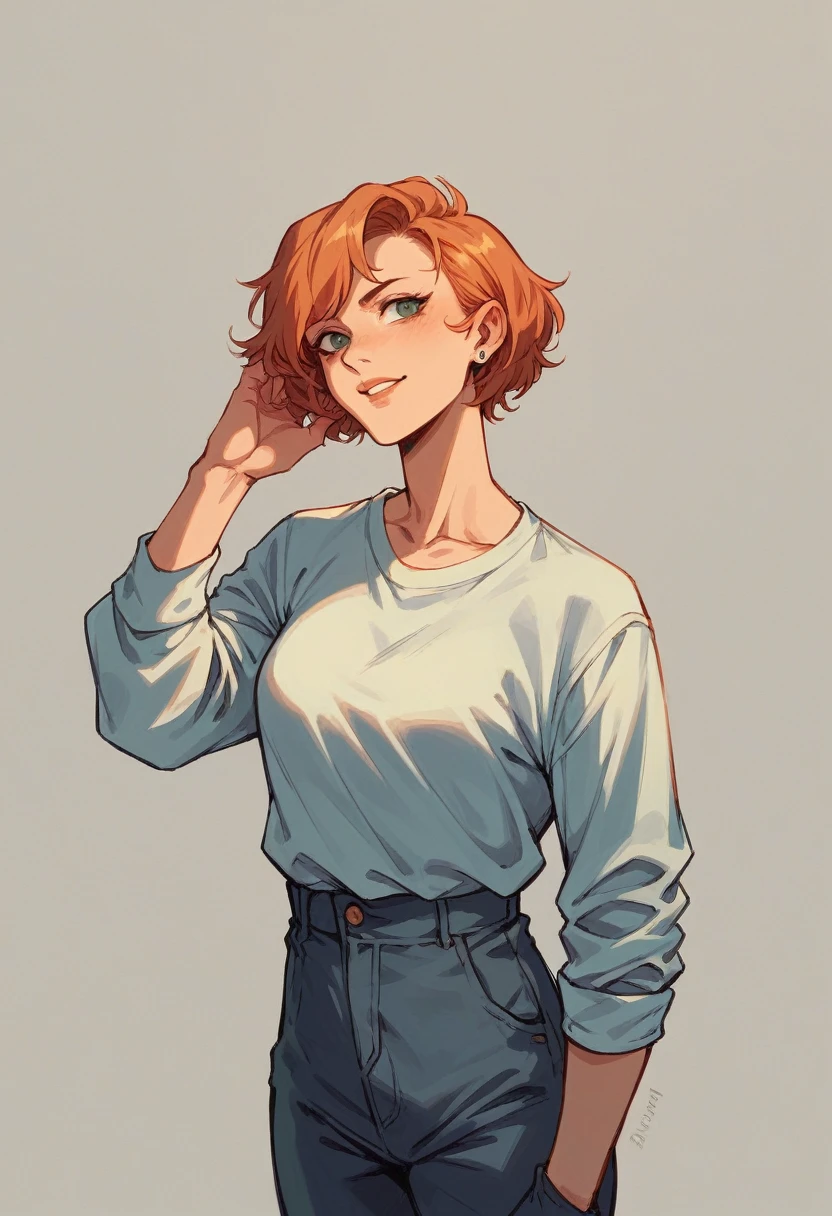 woman　Art Director　An illustration