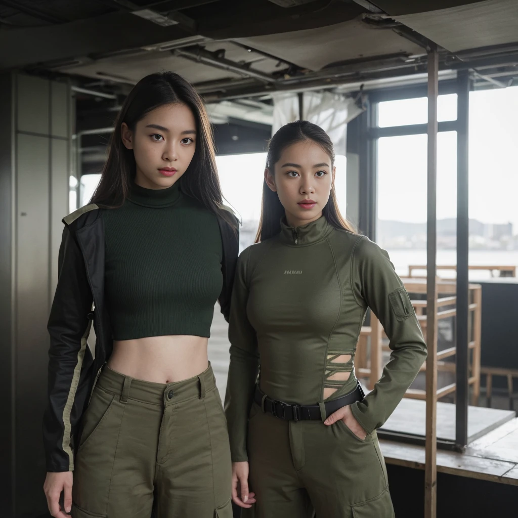 ((ROW фото )), ((high quality)), ((Photorealism)), masterpiece, Clarity, detailing, high sharpness, sexy girl along the great wall of china with her friends, backpack, sportswear, Evening, big green eyes, (( Red hair )) , freckles, small parts, small breasts, pleasure, Bright studio lighting, smile,