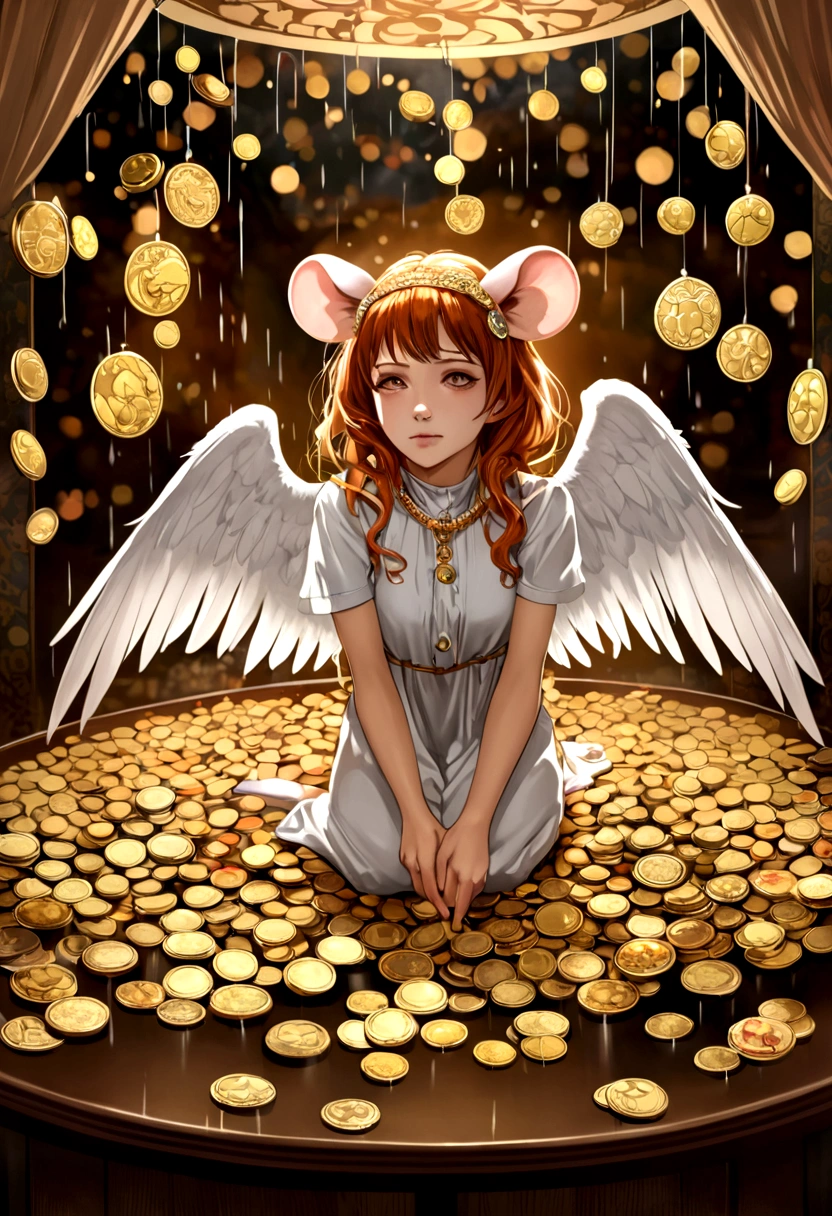 Mucha style , Hallucination, daydream , nightmare , Insane Dream , bokeh , erotica , realistic female mouse , realistic long nose , cafe de oni , Coins, Rubber Bands, and a Reversal of Innocent , Lost Dog and Beat of the Rain , A bad dream of dolls lined up , As God Says , In order to become an angel, I was secretly kind to everyone every day , Coin Magic move