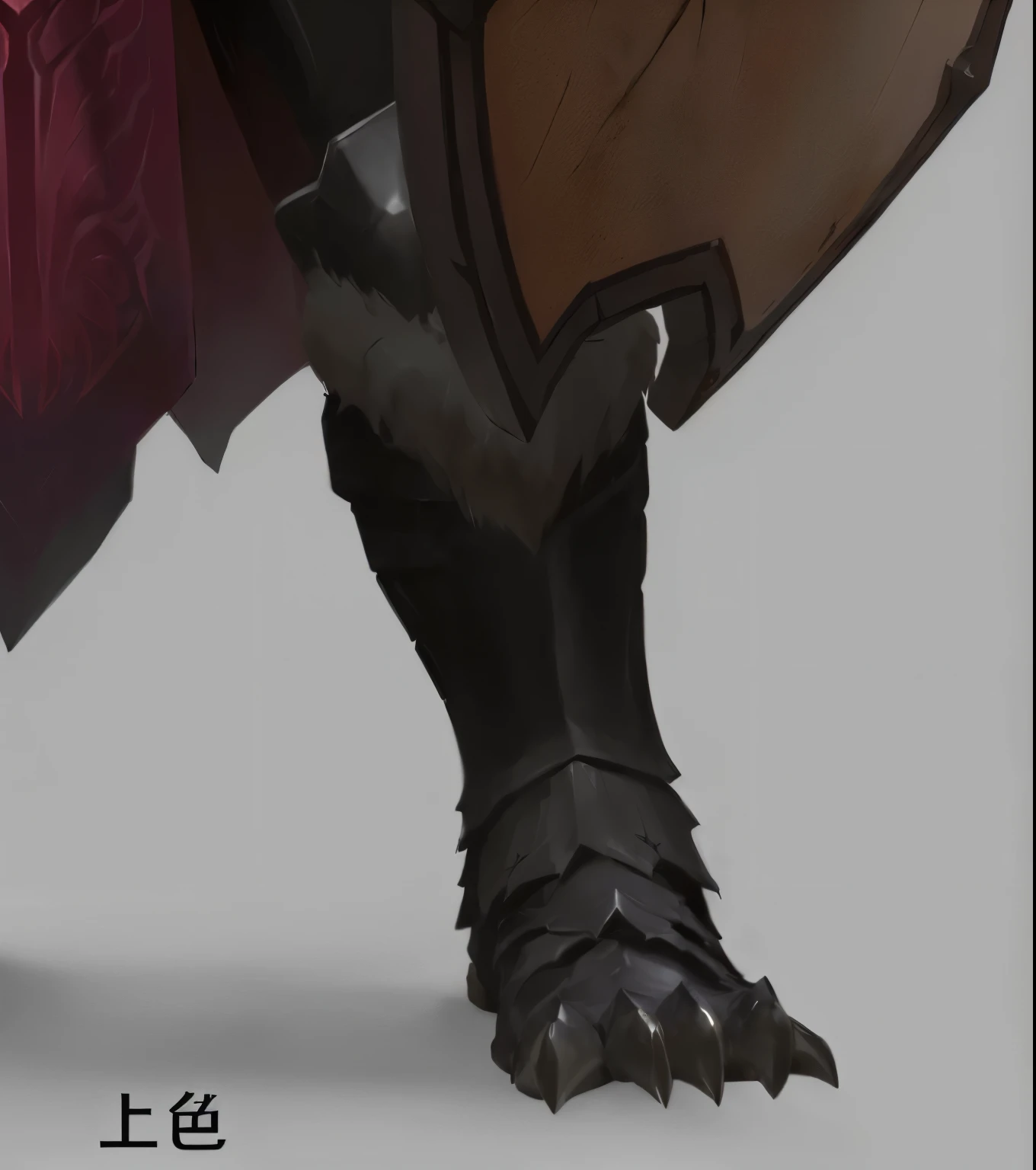 Wearing armor、Close-up of a man holding a sword, Detailed close up shot of the feet, sharp Detailed claws, Detailed legs, Detailed shot of feet, Detailed claws, Character Art Close-up, Dragon Leg, Leg detail shot, Extremely high level of detail, high texture detail), sleek Dragon Legs, Detailed legs towering over you, Close-up of sharp claws, Detailed dragon feet