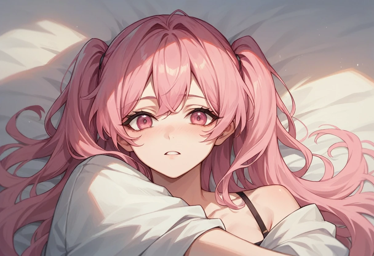 masterpiece, best quality, pink hair, pink eyes,, masterpiece, best quality,