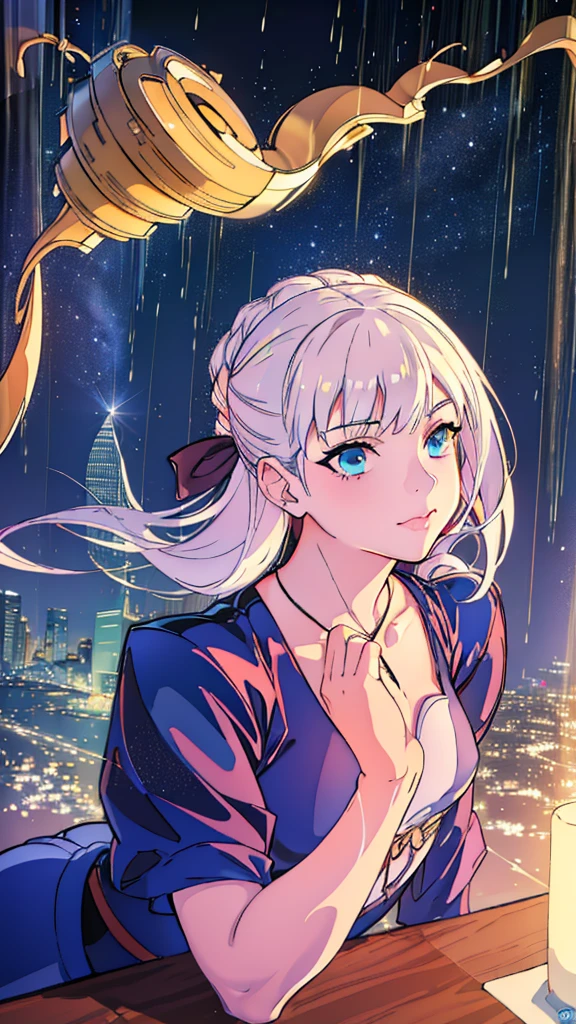 (8k, RAW Photos, Highest quality, masterpiece:1.2), (Realistic, photo-Realistic:1.37),st. Louis (Luxury Wheels) (Azur Lane),One girl,(Myanmar girl), (aegyo sal:1),hair ornaments, Portraiture, (Myanmar traditional costume:1.1), necklace, Blue Claws,cute,Cityscape, night, rain, Wet, Professional Lighting, Photon Mapping, Radio City, Physically Based Rendering, Background Shwedagon Pagoda