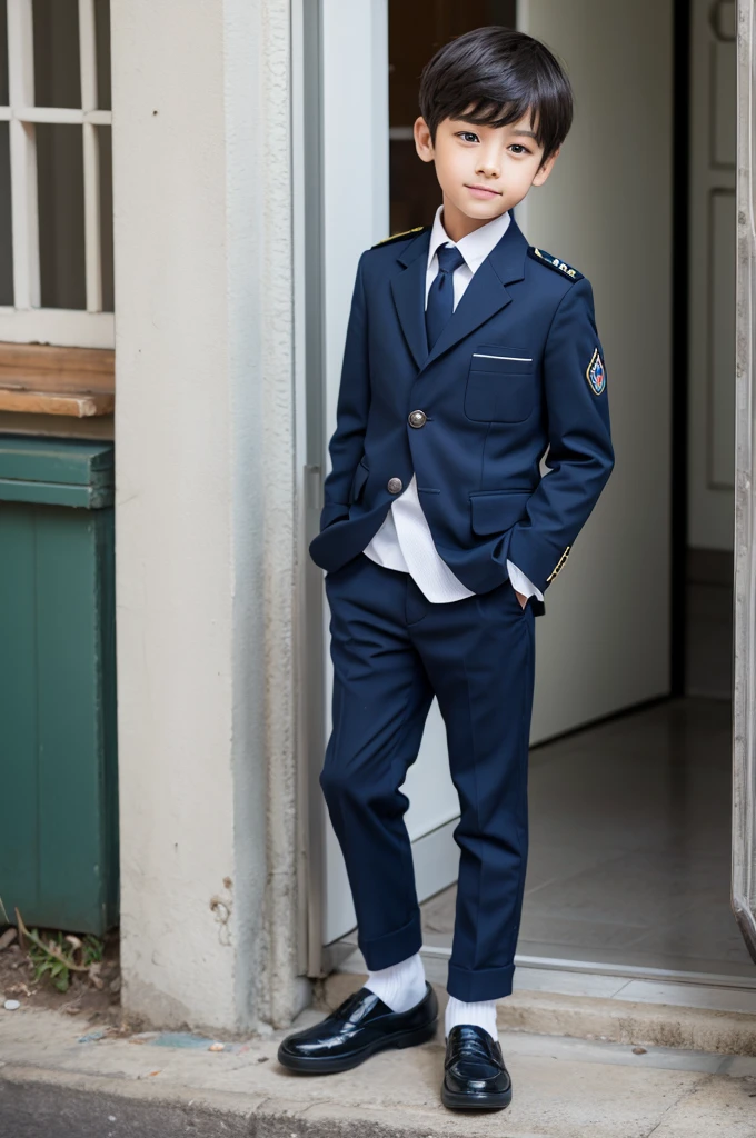 cool Wearing a uniform boy