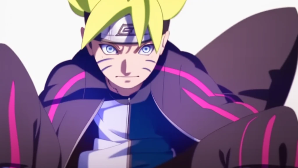 masterpiece, ultra-detailed, 1boy, male focus, upper body shot, Uzumaki Boruto wearing maroon Streetwear Hoodie, yellow hair, Blue eyes, look at viewer, happy face, vibrant colors, cityscape background, dinamic lighting, highly detailed face, stylish, urban style, cool attitude, bokeh, blurry background,