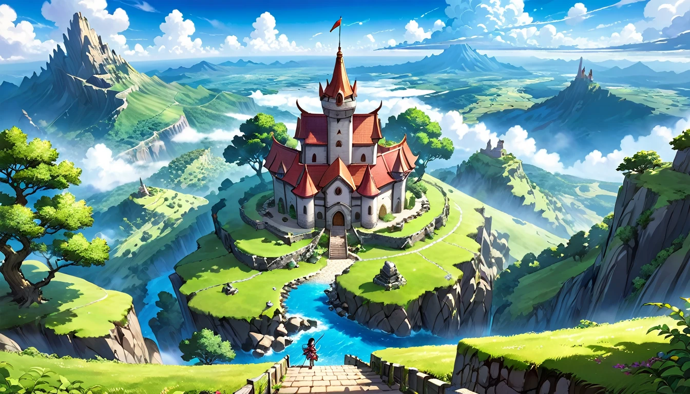 Dragon Quest image、landscape、Spectacular and beautiful scenery of fantasy、