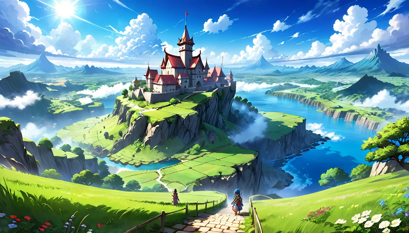 Dragon Quest image、landscape、Spectacular and beautiful scenery of fantasy、