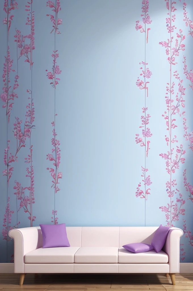 An aesthetic pastel blue purple pink wallpaper with the words'Yew Qi Qi'