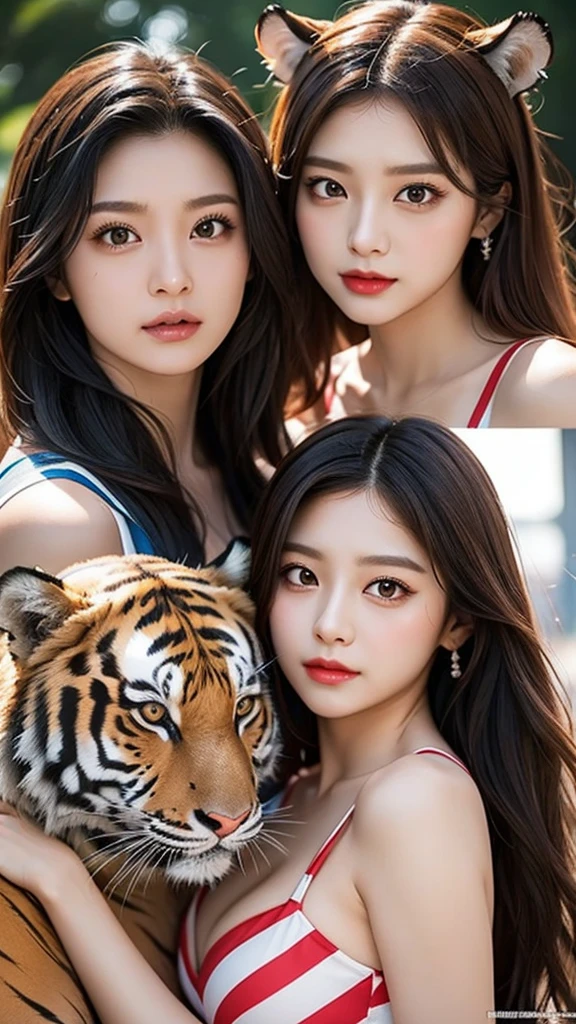 TWICE tzuyu、Glossy feel、Mature、sex appeal、Tiger Cosplay