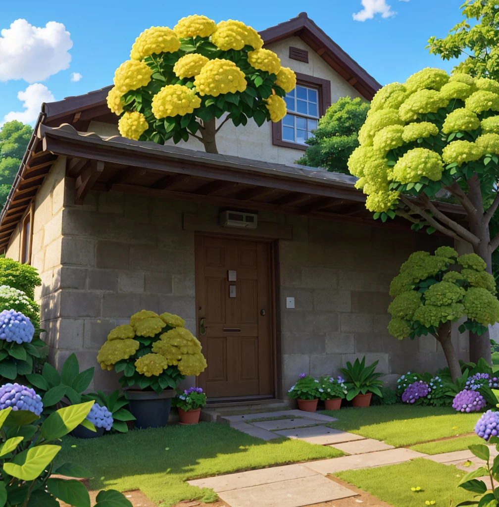 (ultra high res,photorealistic,best quality,photo-realistic),(8k,raw photo,best quality,masterplece),(photon mapping,radiosity,physically-based rendering,automatic white balance),real person,photograph,bridge, building, bush, city, cloud, day, door, fence, field,orest, garden, grass, house, hydrangea, mountain, nature, no_humans, outdoors, path, plant, potted_plant, purple_flower, road, scenery, sky, skyscraper, traditional_media, tree,