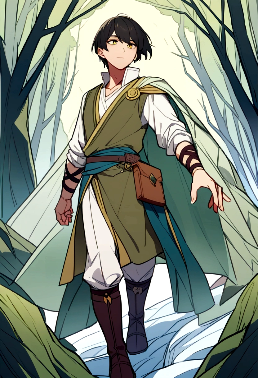 Leif: The Swift Scout
Leif, known for his speed and agility, was the tribe’s best scout and explorer. His keen eyes and swift movements allowed him to navigate through the densest forests and most treacherous terrains. One day, Erik tasked Leif with a critical mission: to explore uncharted territories and find new resources for the tribe's survival.
Leif set off at dawn, equipped with his trusted bow and a small supply of provisions. His journey took him through dense, snow-covered forests, across steep, icy mountains, and over frozen rivers. Along the way, he encountered wild animals, treacherous weather, and the remnants of ancient civilizations.
After days of relentless travel, Leif discovered a hidden island covered with magnificent forests and teeming with wildlife. However, the island was not as abandoned as it seemed. It held ancient secrets and hidden dangers, including a mysterious temple guarded by supernatural forces. Leif's story follows his exploration of this enigmatic island, his encounters with its mystical inhabitants, and his quest to uncover the ancient secrets that could change the fate of his tribe.