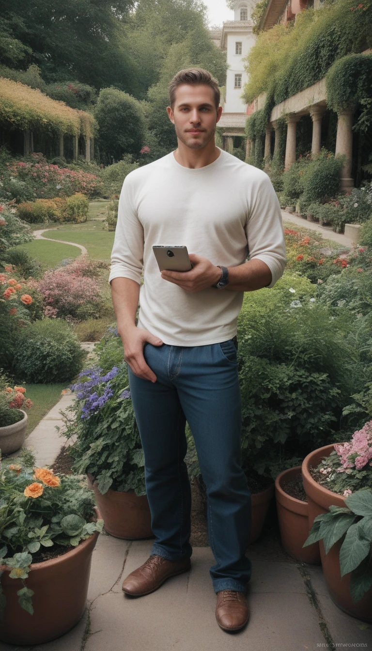 score_9,score_8_up,score_7_up,score_9, score_8_up, score_7_up, source_photo, (photography, realistic:1.4) handsome men ,garden
