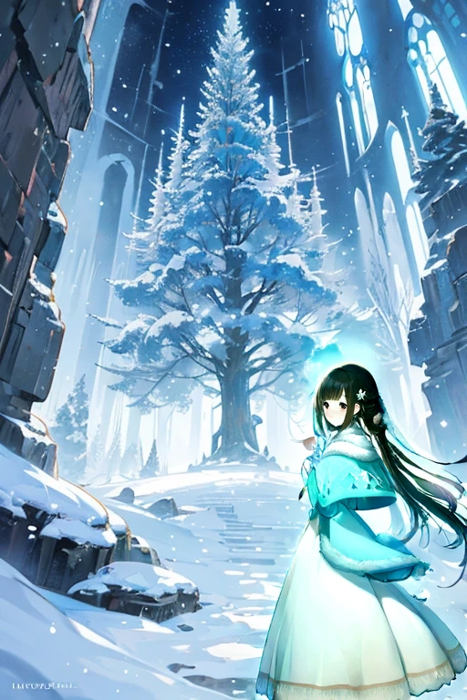 Created exquisite illustrations reminiscent of Makoto Shinkai's style, Features extremely fine detail and top quality. We create captivating illustrations that express the winter spirit, mainly for girls., Inject extraordinary elements, To the pinnacle of nostalgia and fantasy. winter scenery、Imagine a scene decorated with whimsical details like gently falling snowflakes。, A touch of magical atmosphere, And perhaps、A mysterious companion or imaginary creature that accompanies the girl.. Incorporating non-traditional elements that evoke a sense of wonder、Transports viewers to a world where everyday life turns into a magical spectacle。. The whole atmosphere should be very nostalgic, We offer a visual experience that combines winter charm and otherworldly magic.。.
