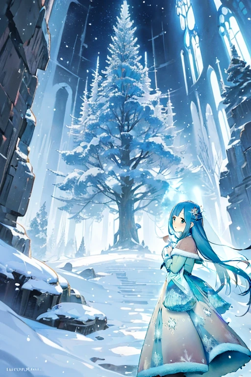 Created exquisite illustrations reminiscent of Makoto Shinkai&#39;s style, Features extremely fine detail and top quality. We create captivating illustrations that express the winter spirit, mainly for girls., Inject extraordinary elements, To the pinnacle of nostalgia and fantasy. winter scenery、Imagine a scene decorated with whimsical details like gently falling snowflakes。, A touch of magical atmosphere, And perhaps、A mysterious companion or imaginary creature that accompanies the girl.. Incorporating non-traditional elements that evoke a sense of wonder、Transports viewers to a world where everyday life turns into a magical spectacle。. The whole atmosphere should be very nostalgic, We offer a visual experience that combines winter charm and otherworldly magic.。.