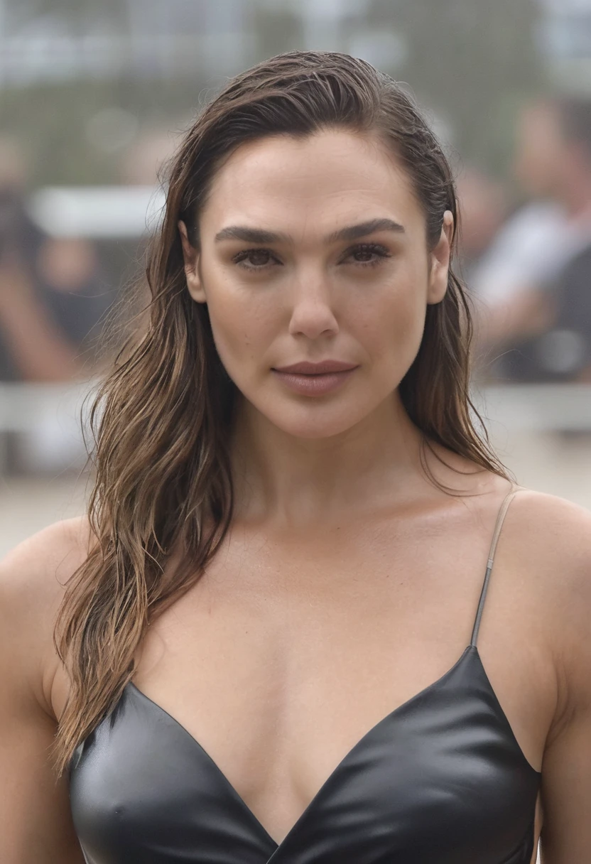  high quality  Erotic shot , (Dua, GaGalGadot  ( elixolsen , photorealistic , marvel )) celebrity erotic photograph , nude, topless, brown, slight curly hair:1.4, extremely long  hair ,tall figure ,  erotic photoshoot , fit muscular figure , exhausted look, rainy, wet, shiny sweaty skin, seductive expression , on beach, wet hair, dark atmosphere, erotic lighting , pinky    skin tone , erect nipples , celebrity, female,  woman, hollywood actress, , erotic angle  , fleshy muscular woman  , ( natural lights, depth of field, insanely detailed skin texture, hyper detailed features )