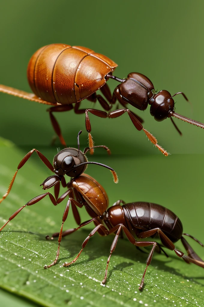 The ant, being kind-hearted, shared its food with the grasshopper. But as it did, the ant gently reminded the grasshopper, "It is wise to prepare today for the needs of tomorrow."