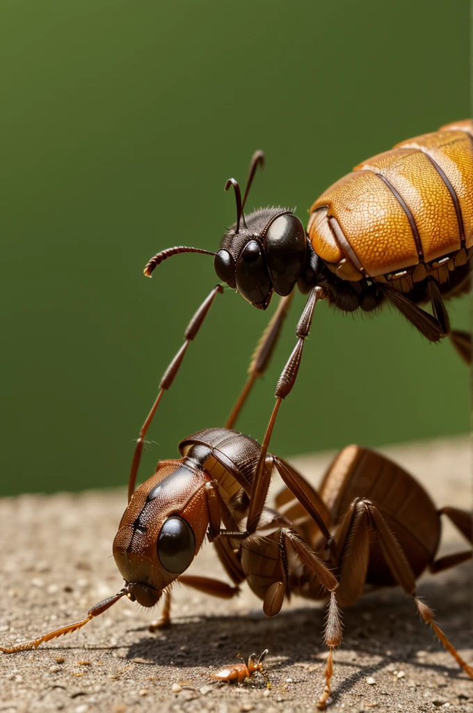 The ant, being kind-hearted, shared its food with the grasshopper. But as it did, the ant gently reminded the grasshopper, "It is wise to prepare today for the needs of tomorrow."