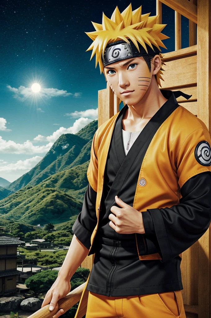 Naruto Uzumaki es el personaje principal del manga y anime del mismo nombre, creado por Masashi Kishimoto. Naruto es un joven ninja de la aldea ficticia de Konoha. With an indomitable spirit and unwavering determination, Naruto dreams of becoming Hokage, the leader of his village.