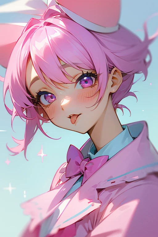 Girl, pink, dreamy, sparkling, cute, yumekawa, pastel colors, 👅🫶👅🫶🐇🦄🎀🎀🎀🎀, Jirai Kei