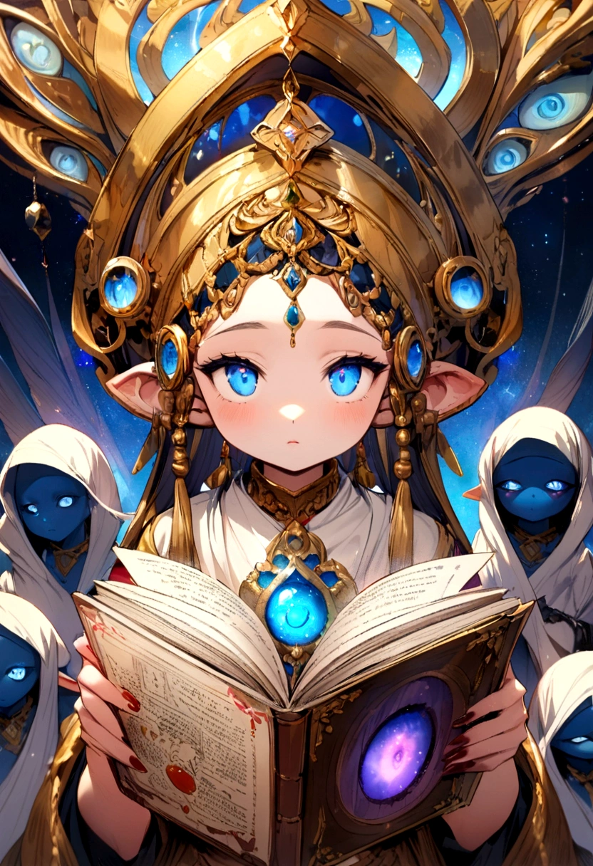 A cute alien who can see spirits and read auras