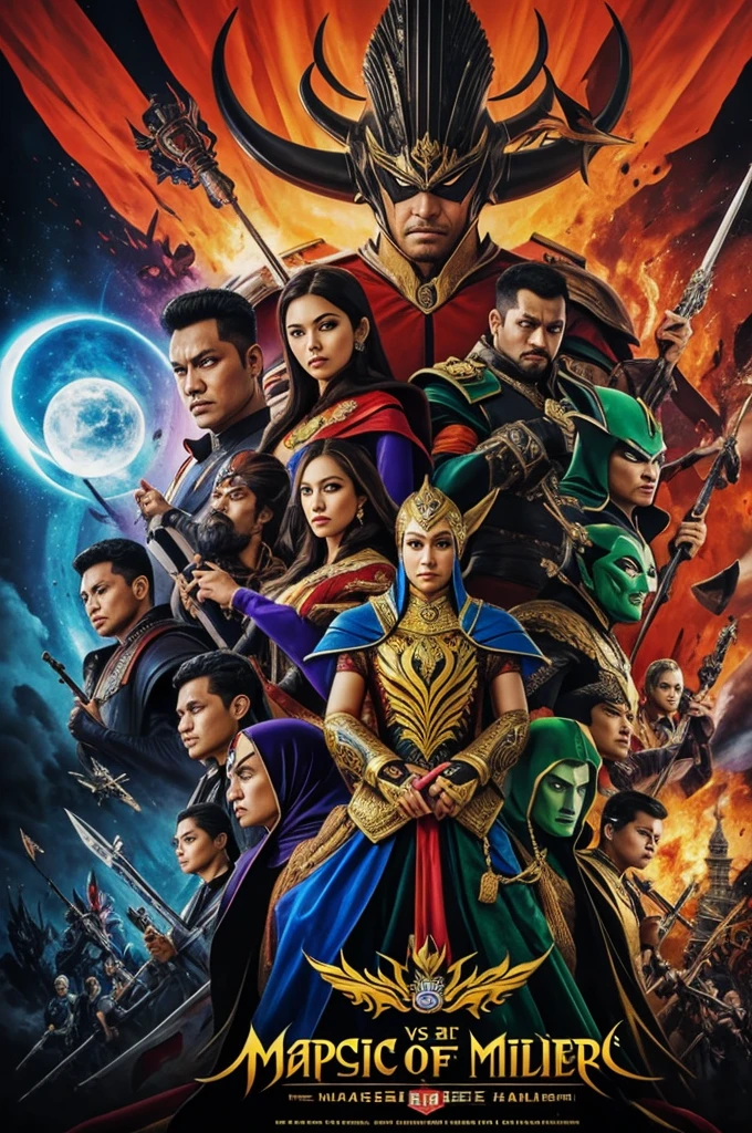 Masterpiece, villains vs villains, represent their country, malaysia vs indonesia