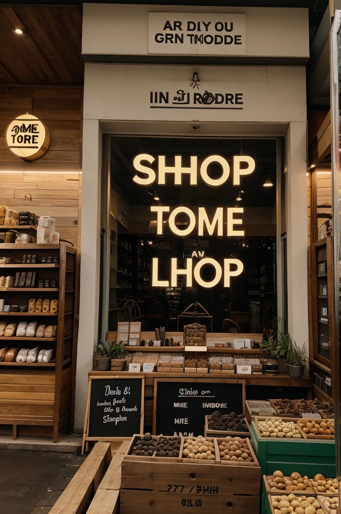 Make me a shop logo with the words Indostore