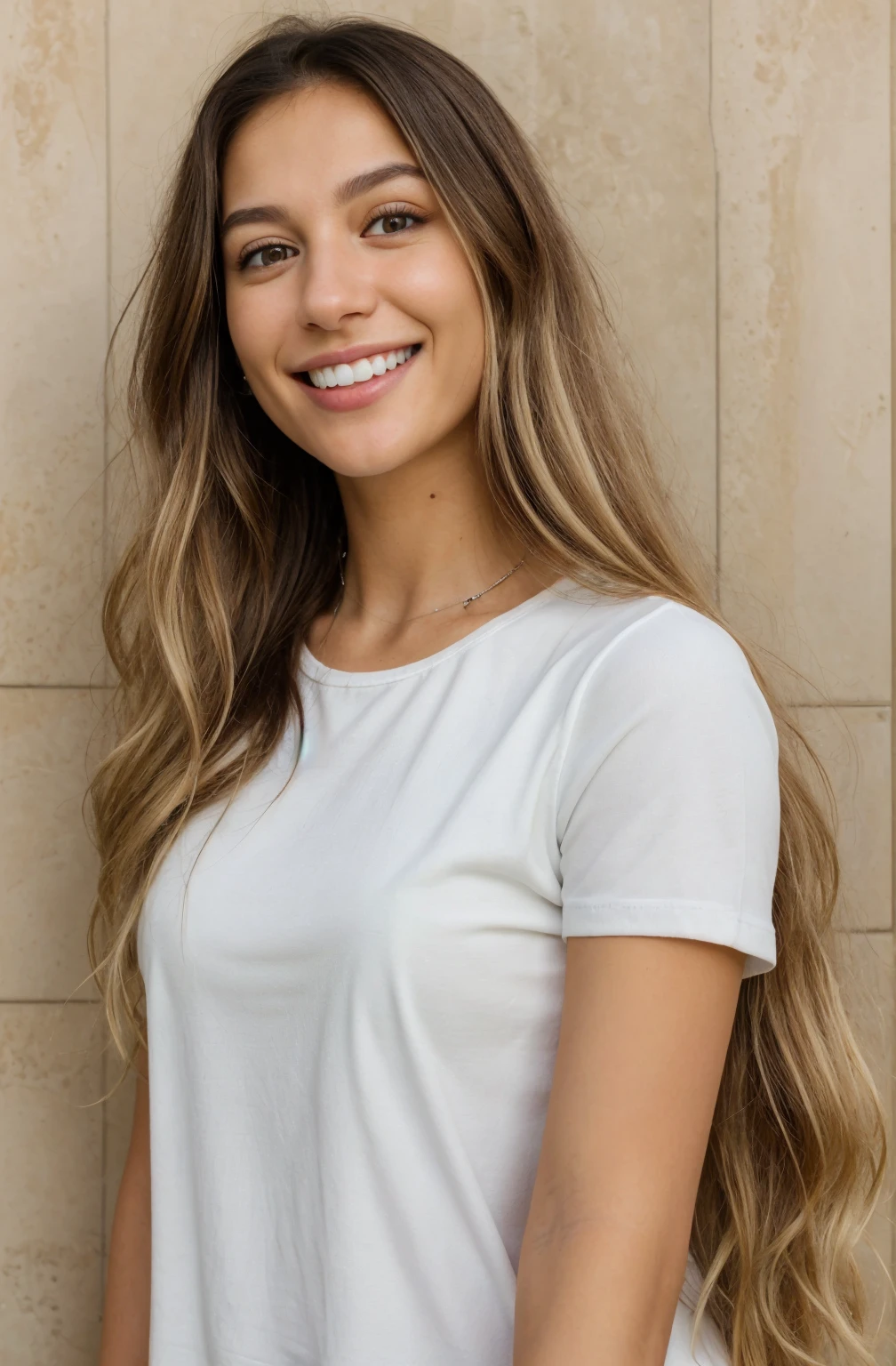 ultra realistic, white teethes