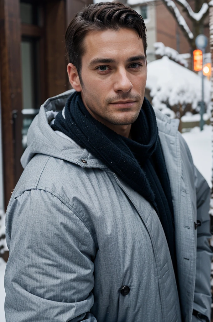a handsome, cold but kind man who likes you
