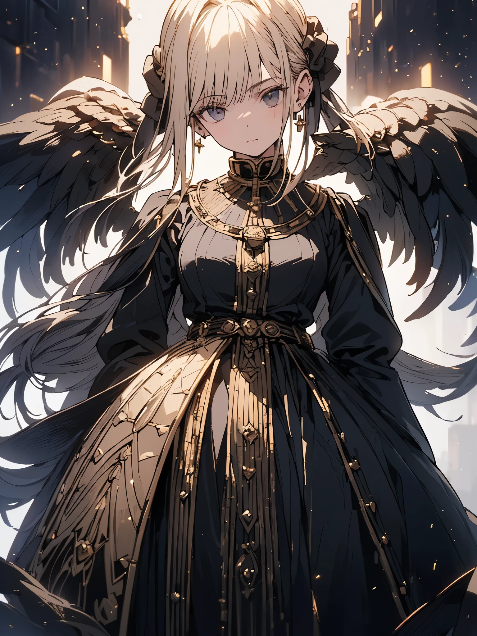 ((((High-quality rendering high-resolution))), 1girl, confident, standing, (((detailed eyes:0.9, beautiful and detailed face))), ((centered)), (wide shot), facing viewer, (((outdoors, night sky, stars:0.9))), medium breasts, looking at viewer, ((half closed eyes)), ((perfect hands)), (((head:1, arms, hips in view, elbows, thighs, in view))), ((hands at sides)), beautiful lighting, outside, outdoors, background, ((defined subject)), 25 years old, (head tilt), (((confident))), ((determined)), (((high contrast)))