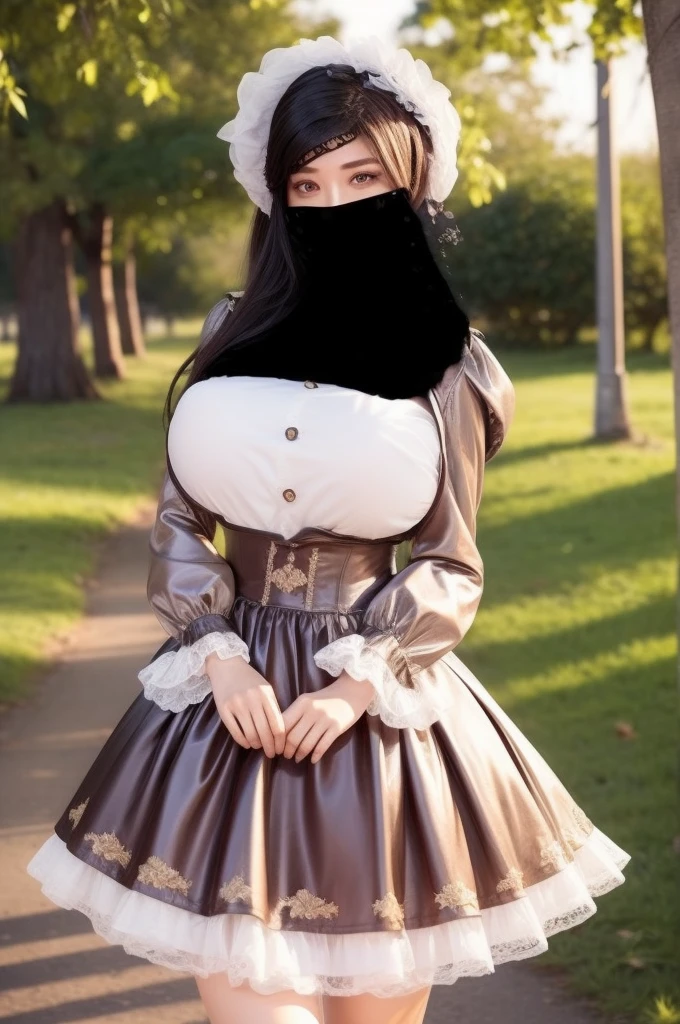 (Hyper-realistic) , (illustratio), (Increase the resolution),(8K), (Most Best Illustration),(extremely detaile), (Beautiful and delicate eyes),(The face is super detailed), (Detailed face), solo,1个Giant Girl, looking at viewert, in the darkness nigth, deep shading, ssmile,cabelos preto e longos,(((Russian women's uniform:1.8)))