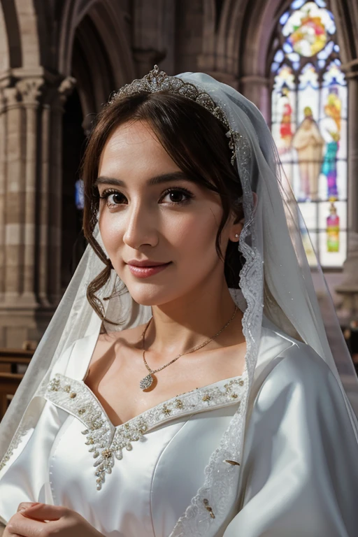 👰🏻♀️😆🌙🌠💐⛪, master piece, high quality, 4K, 8K