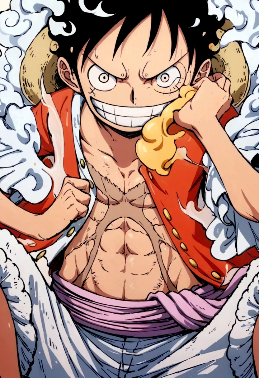 Luffy desnudo 