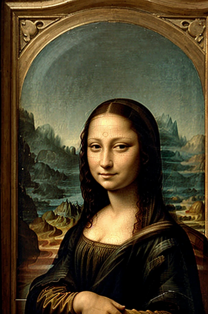 Mona Lisa middle finger