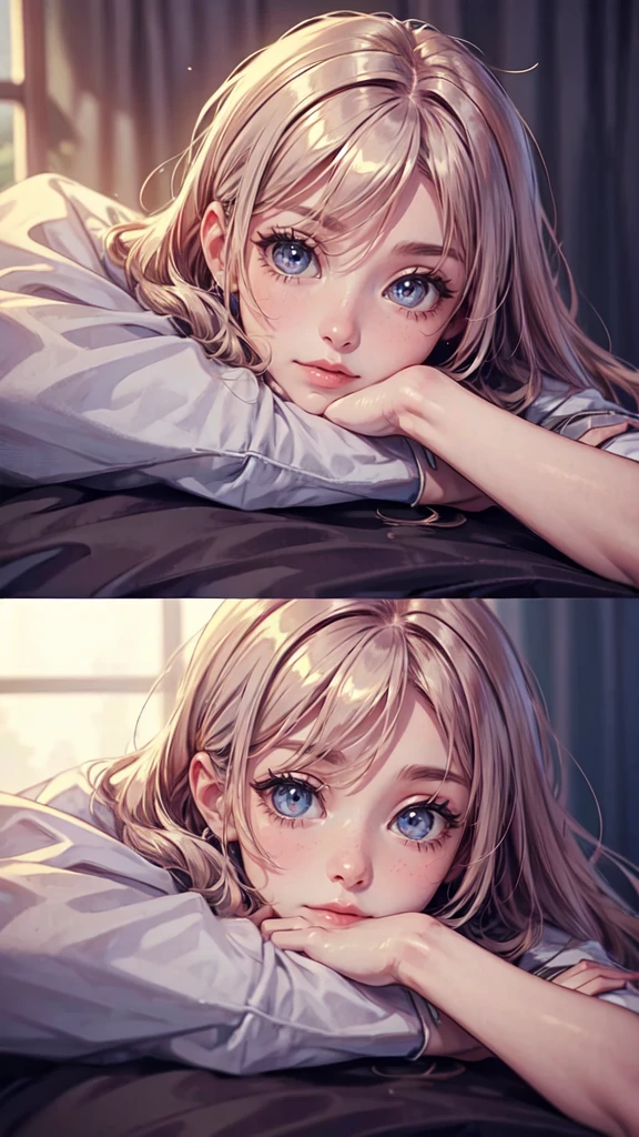 Flirting、lovey-dovey、Icharab、Cute s、tenderness、oxytocin、cuddling, detailed face, detailed eyes, detailed hands