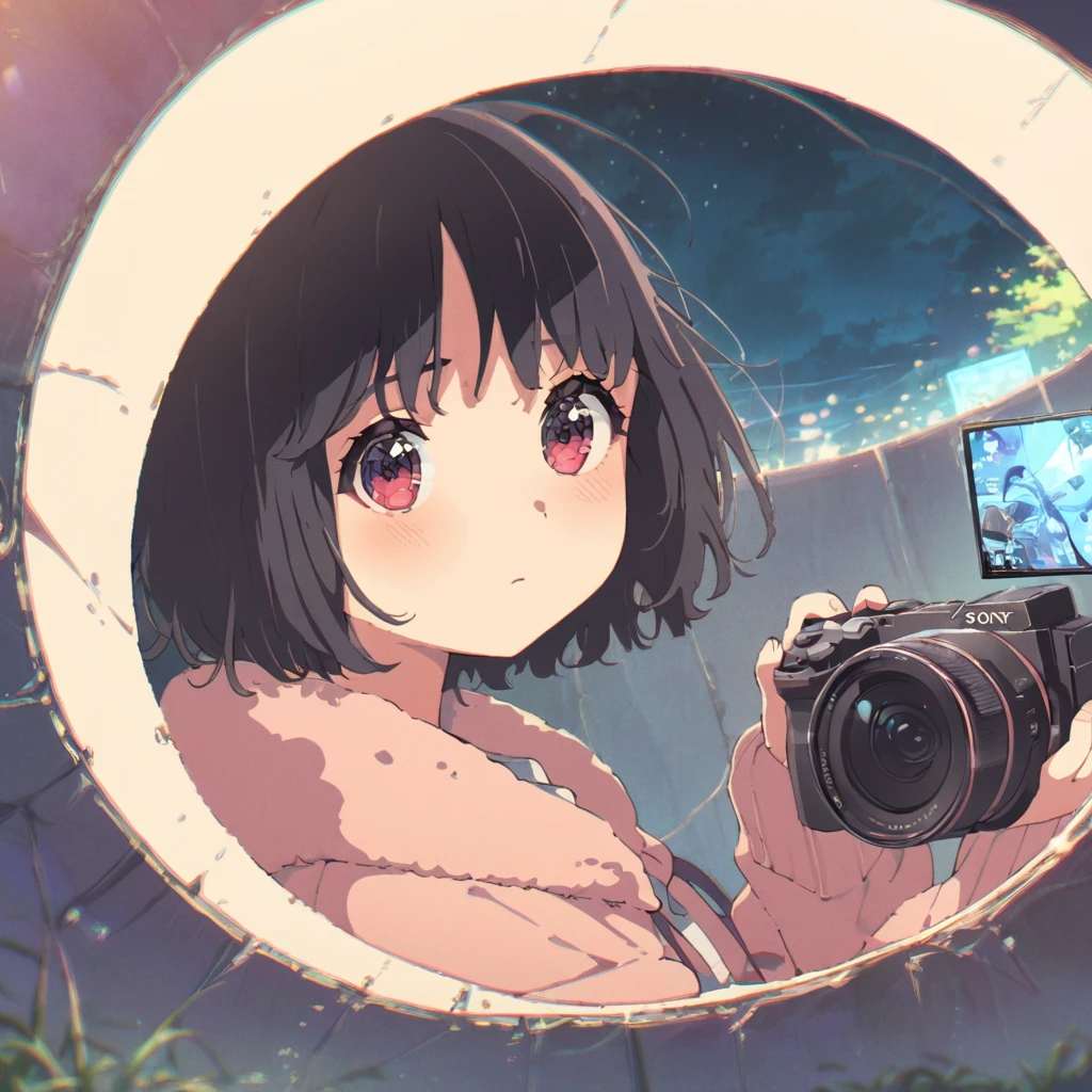 ((anime:1.4,illustration)),(masterpiece, top quality, best quality),(ultra-detailed, absolutely resolution),((16k, high res)), (((Night sky in the tunnel、)) ((cozy lofi illustration:1.4)), ((anime:1.4, illustration)),(masterpiece, top quality, best quality),(ultra-detailed, absolutely resolution),((16k, high res)) BREAK {lofi art, style of Laurie Greasley, style of Makoto Shinkai, anime aesthetic}, BREAK { (produces images with information than 40 million pixels with cinematic-like detailed textures shot on a Sony SLR).}