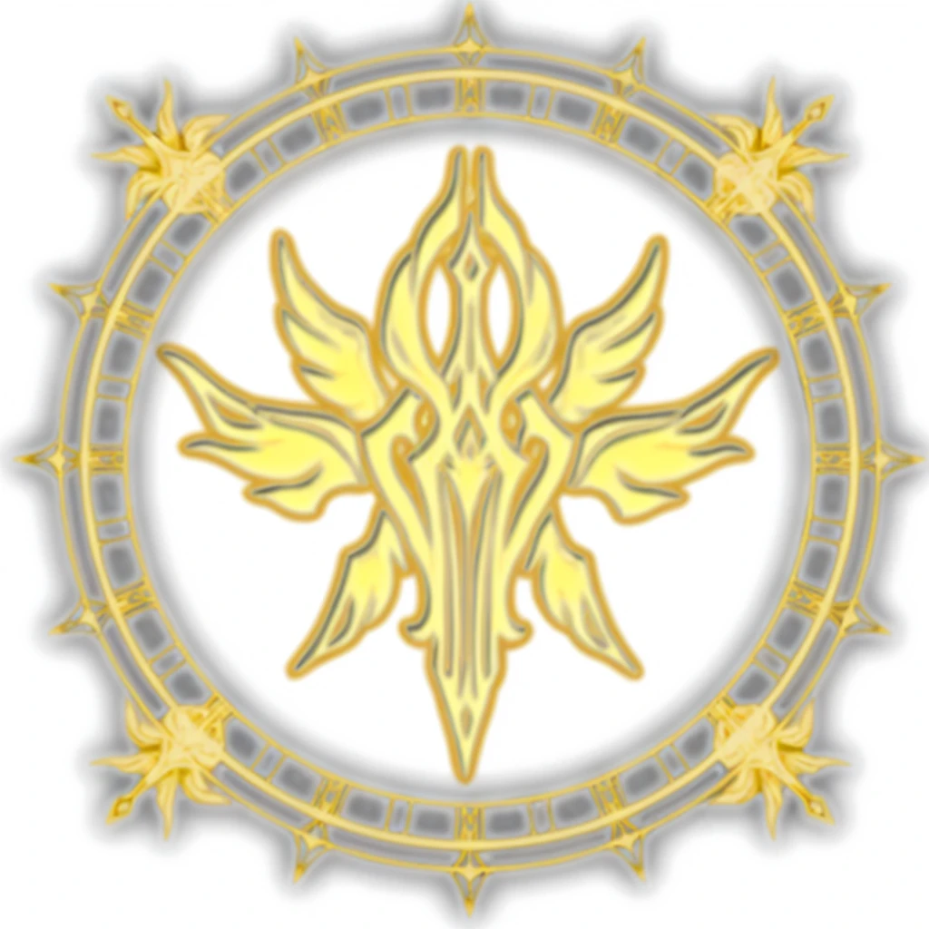 a gold leaf in a circular frame with a black background, golden sun, gungnir, medallion, imperial symbol, symmetry!! concept art, shurikens, golden circlet, emblem of wisdom, leviathan cross, sigil, the dark sun of athas, protoss!!, protoss!!!!, ancient symbol behind it, cathedral of sun, shiny!!