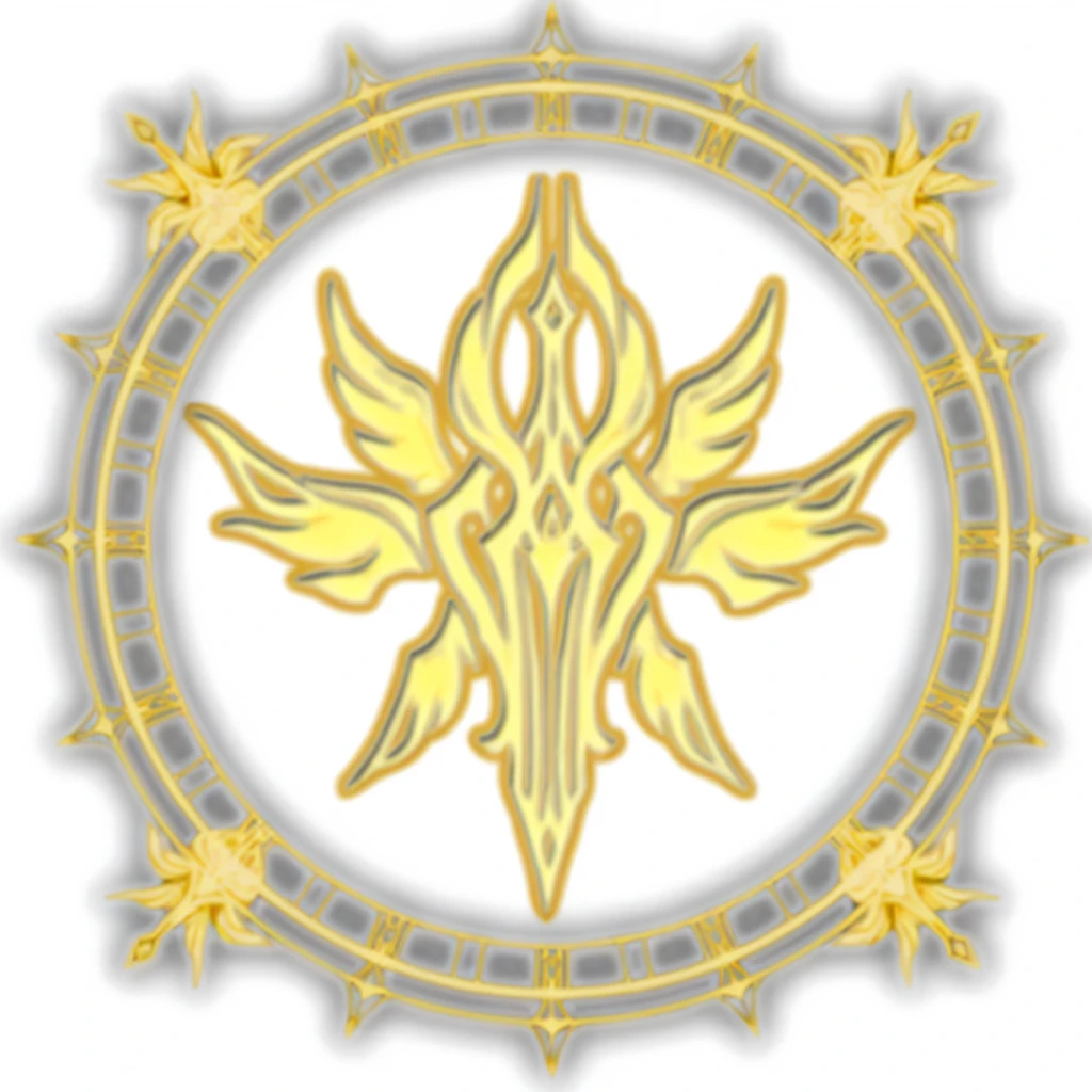a gold leaf in a circular frame with a black background, golden sun, gungnir, medallion, imperial symbol, symmetry!! concept art, shurikens, golden circlet, emblem of wisdom, leviathan cross, sigil, the dark sun of athas, protoss!!, protoss!!!!, ancient symbol behind it, cathedral of sun, shiny!!