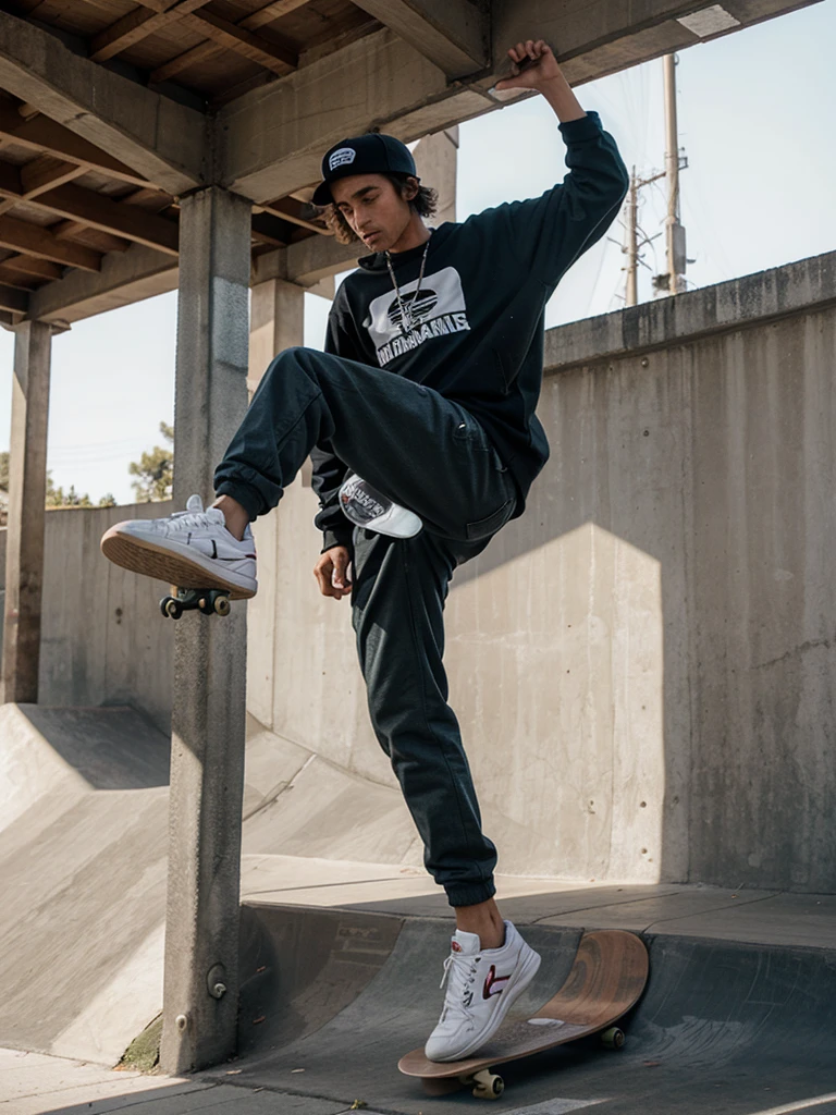 Skateboard pro action impossible gap baggy clothes