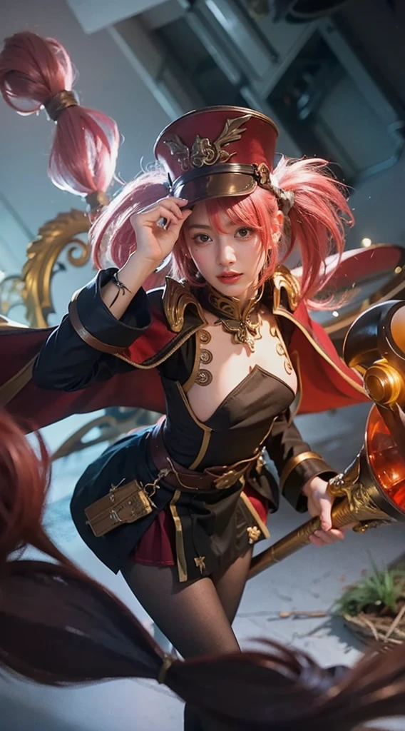 a close up of a 4 girls  ,pink hair , big booobs ,  shadowbringers cinematic, 4 k detail fantasy, a beautiful fantasy empress, game cg, xianxia fantasy, xianxia hero, 2. 5 d cgi anime fantasy artwork, cinematic goddess close shot, ruan jia and artgerm, wow 4 k detail fantasy, hyperdetailed fantasy character