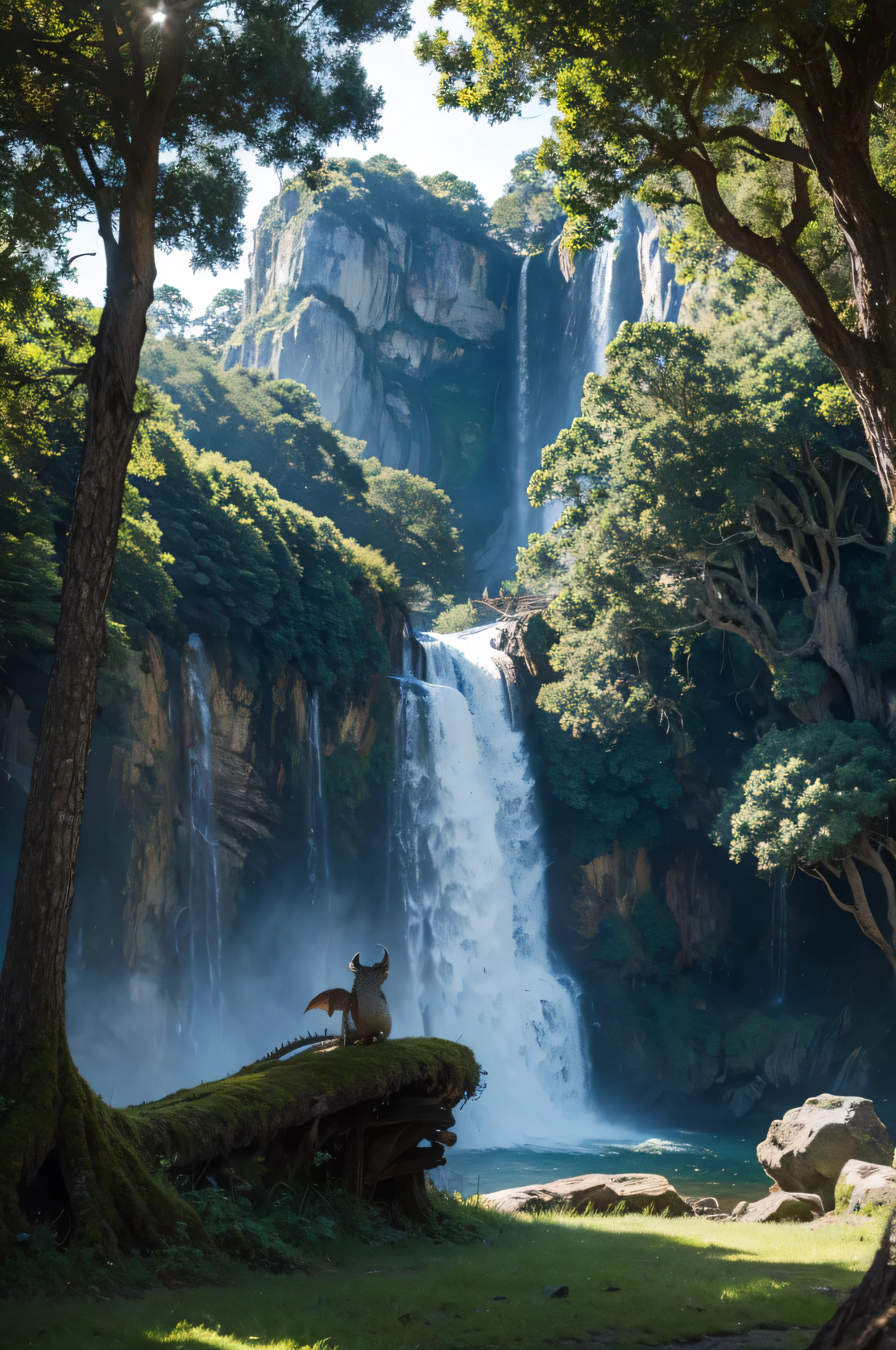 dragons sleeping under towering waterfalls, talking owls perched in ancient oaks, and wise old wizards who shared tales of distant lands.