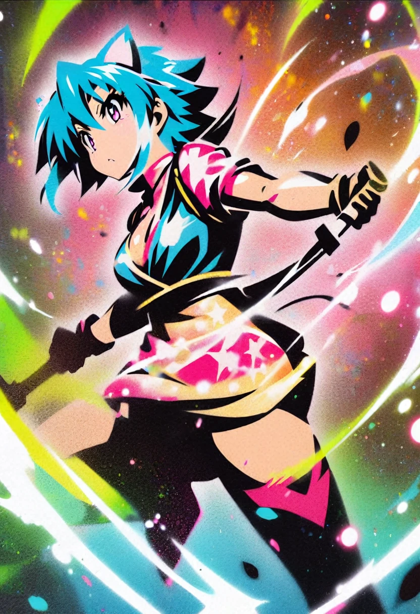 Anime com estilo Grafite