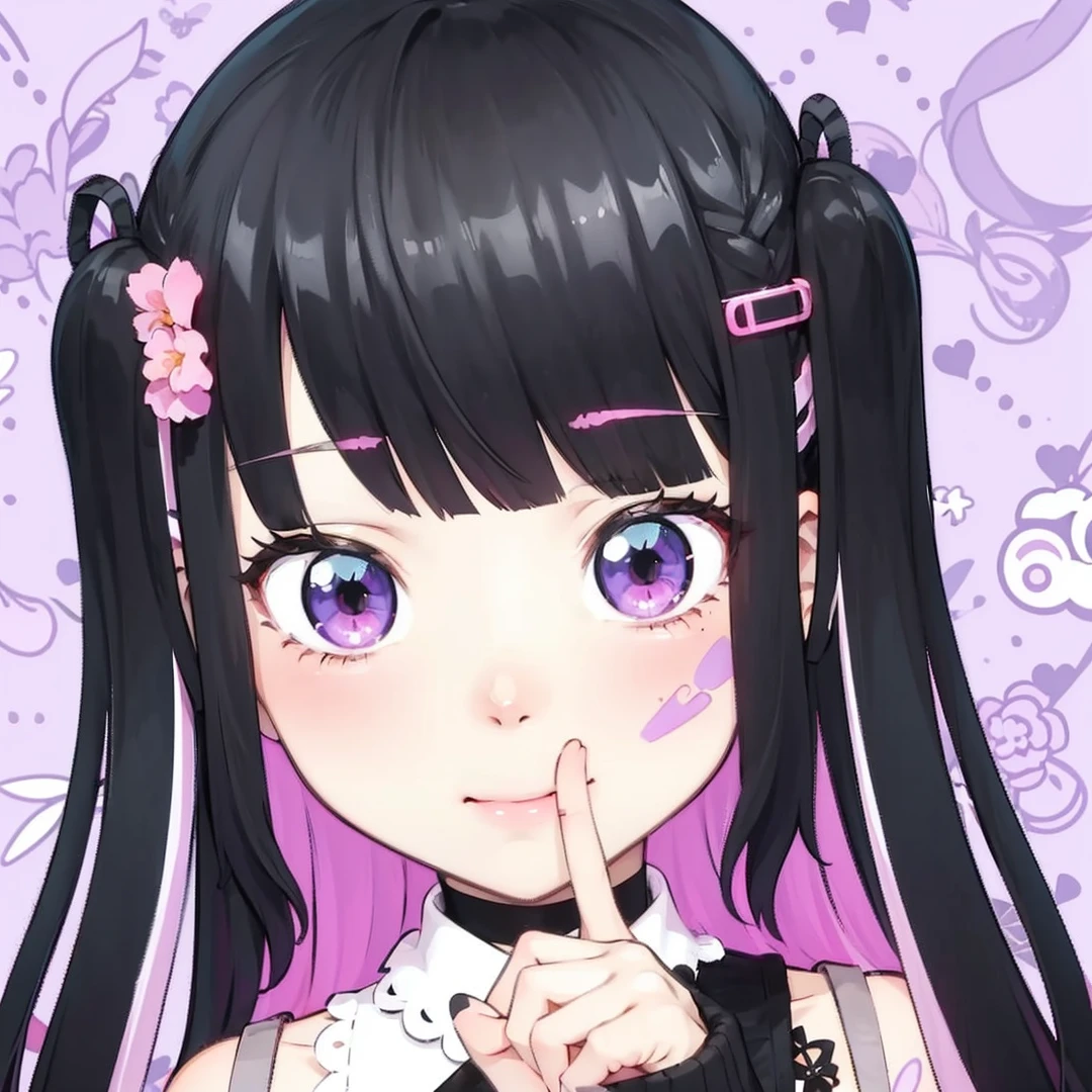 White hair. Short hair. Inner pink hair. Anime girl. Asian girl. Ulzzang. Pink eyes. Glowing eyes. Smiling. Tanktop. Armpit. Nekomimi.