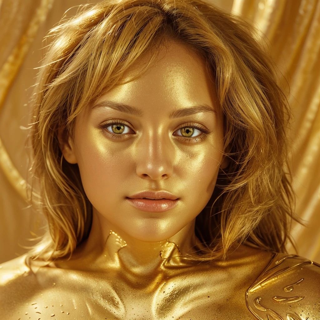 golden and brilliant texture