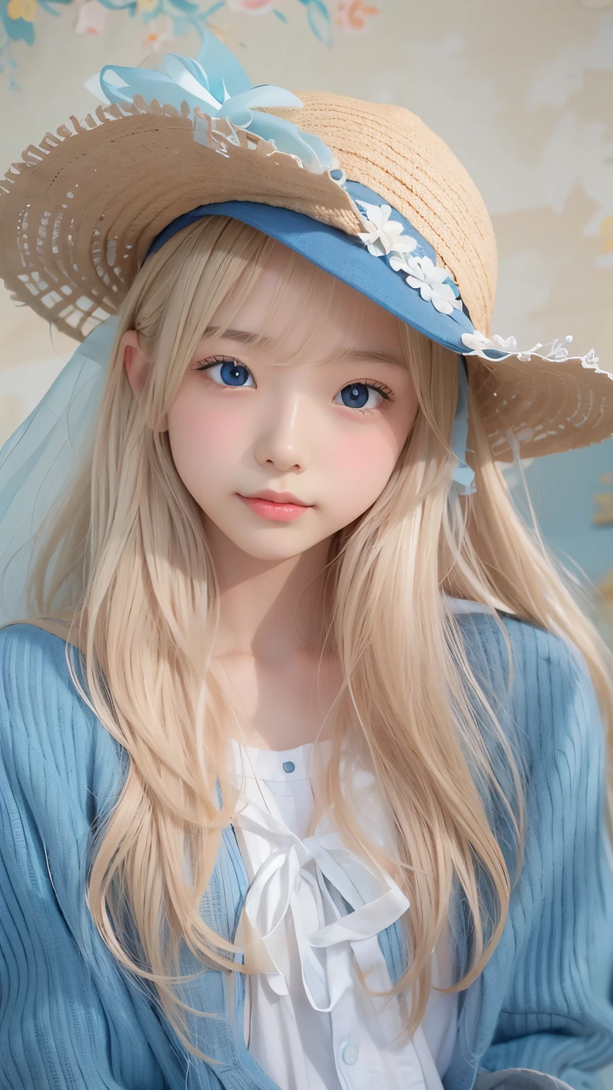 ((detailed face, cute face)), (She is wearing a long white embroidered skirt, a red blouse with lace, a white apron tied around her waist, blue socks, and brown leather shoes, blue scarf is on her head. Yes, her accessories include necklaces, earrings, and bracelets. 1 Girl)), Ultra High Resolution, (Realistic: 1.4), RAW Photo, Best Quality, (Photorealistic Stick), Focus, Soft Light, ((15 years old)), ((Shiny platinum blonde silk super long straight hair, beautiful shiny bangs, big clear sky blue eyes, very beautiful bright eye highlights )), (( (young face))), (surface), (depth of field), masterpiece, (realistic), woman, bangs, ((1 girl))