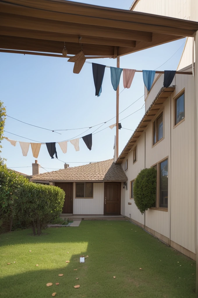 When you hang your pantyhose stockings on the clothesline after washing them, you can put a coin inside and it won't fly in the wind.