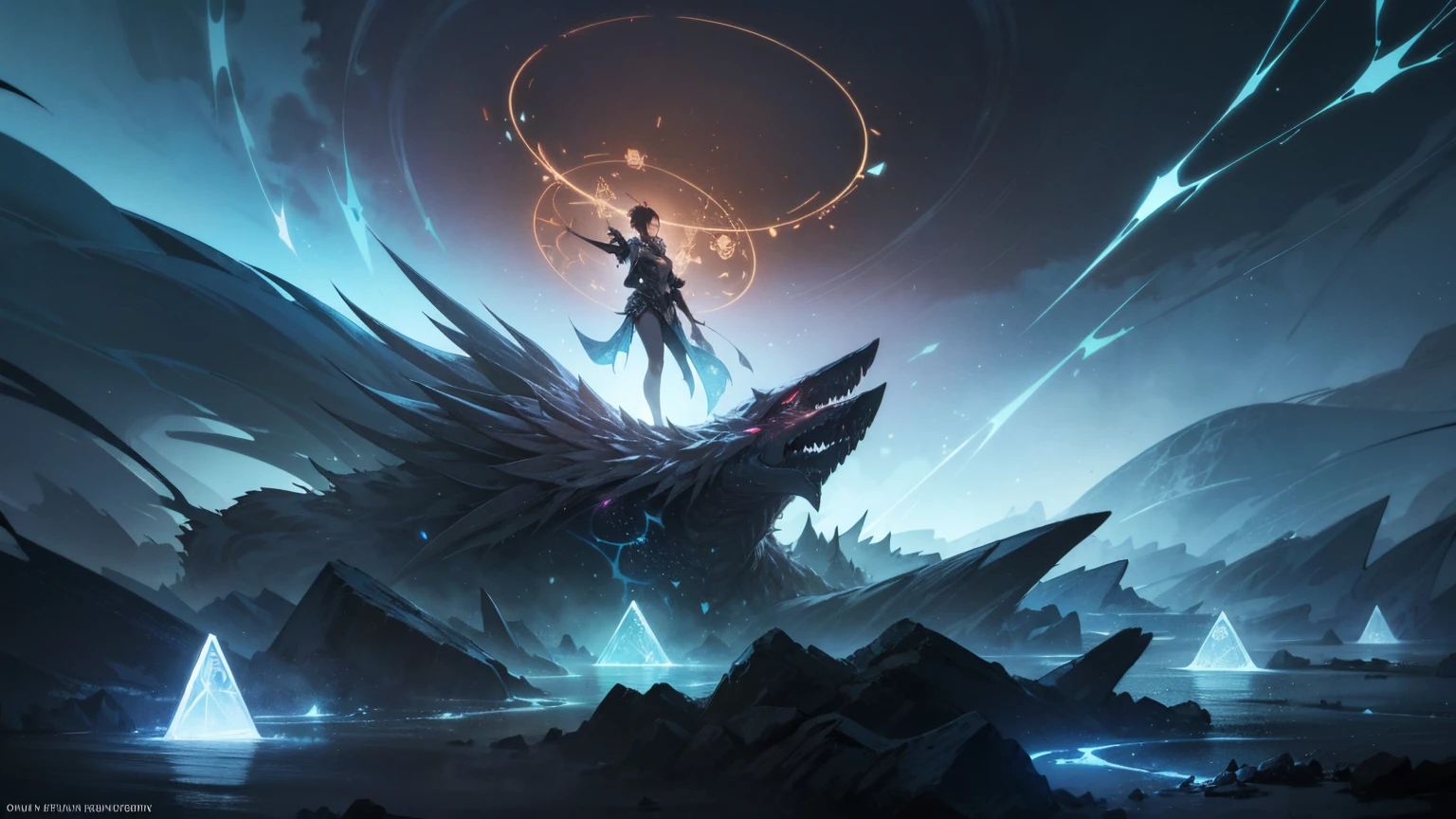 A magical circle, intricate arcane symbols, glowing runes, ethereal energy, floating crystals, otherworldly atmosphere, fantasy landscape, dramatic lighting, rich colors, cinematic composition, highly detailed, 8k, photorealistic, masterpiece