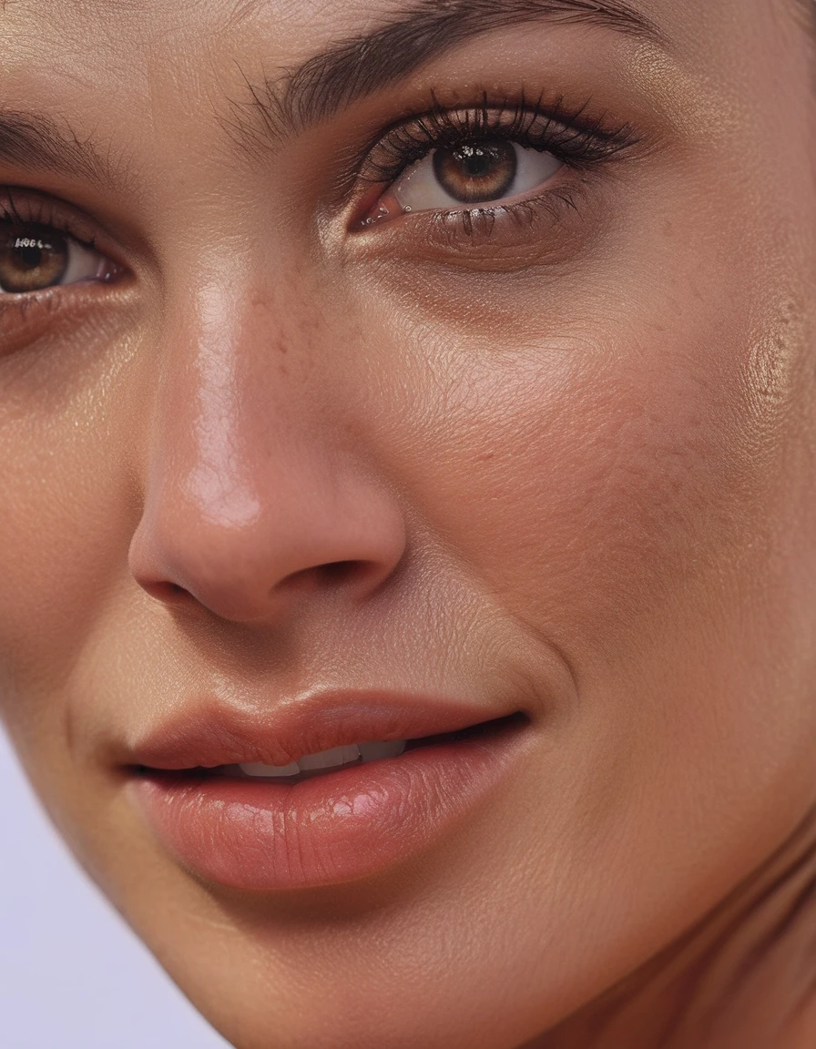 high quality Erotic shot , ( GalGadot , oily face, sensual detailed ultra realistic skin texture ) high quality celebrity erotic photograph , award winning photo, nude, sunny, shiny sweaty skin, on beach, celebrity, female, woman fleshy muscular woman , ( natural lights, depth of field, insanely detailed skin texture, hyper detailed features )